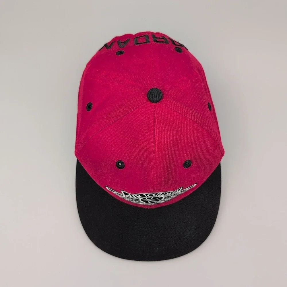 Air Jordan Wings‎ Snapback Cap Hat Youth Red Black Adjustable Basketball
